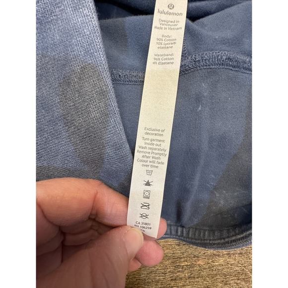 Lululemon Athletica Womens Leggings Yoga Pants Denim Wash 28 Inch Inseam Size 10 - Picture 5 of 9